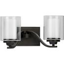 75W 2-Light Medium E-26 Vanity Fixture in Graphite