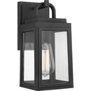 Progress Lighting Textured Black 1-Light 60W 12in. Outdoor Wall Sconce 