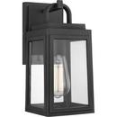 Progress Lighting Textured Black 60W 1-Light 11-7/8 in. Outdoor Wall Sconce 