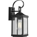 Progress Lighting Black 1-Light 100W Tall Outdoorl Wall Sconce 