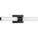 Progress Lighting Matte Black 36W 1-Light Vanity Fixture 