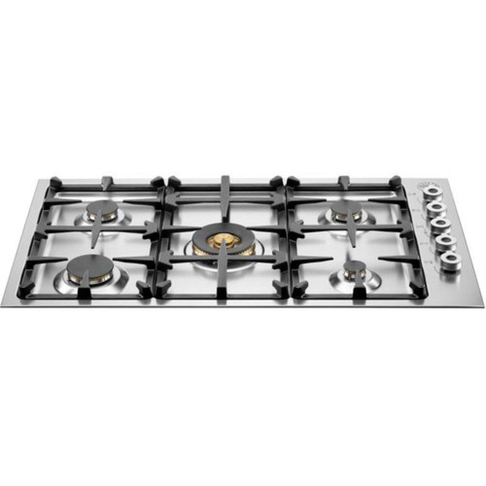 36 DROP-IN GAS COOKTOP 5 BRASS BURNERS 