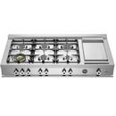 6-Burner 19000 BTU Sealed Cooktop in Stainless Steel