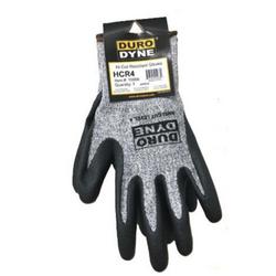 Spandex Hi-Cut Resistant Gloves in Grey and Black