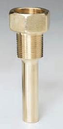 3-1/2 in. Brass Thermowell for Industrial Thermometer