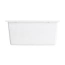 Signature Hardware Cloud White 16 x 17-1/8 x 8-1/4 in. Undermount Granite Bar Sink 