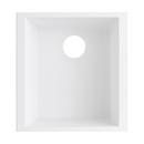 Signature Hardware Cloud White 16 x 17-1/8 x 8-1/4 in. Undermount Granite Bar Sink 