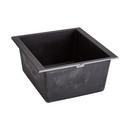 16 x 17-1/8 x 8-1/4 in. Undermount Granite Bar Sink in Black