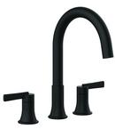 Two Handle Roman Tub Faucet in Matte Black (Trim Only)