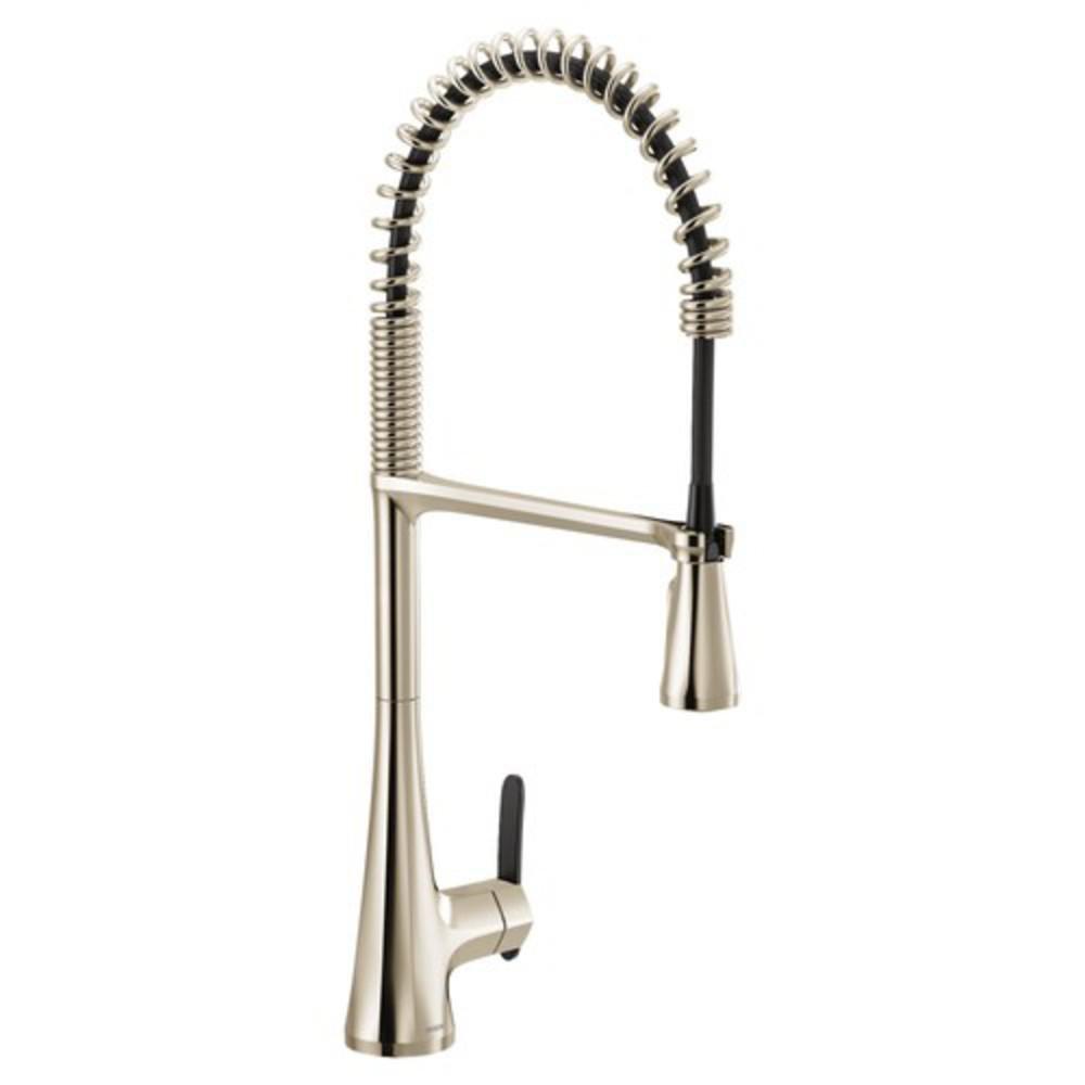 Moen Polished Nickel Single Handle Kitchen Faucet 