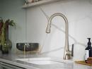 Moen Polished Nickel Single Handle Pull Down Kitchen Faucet 