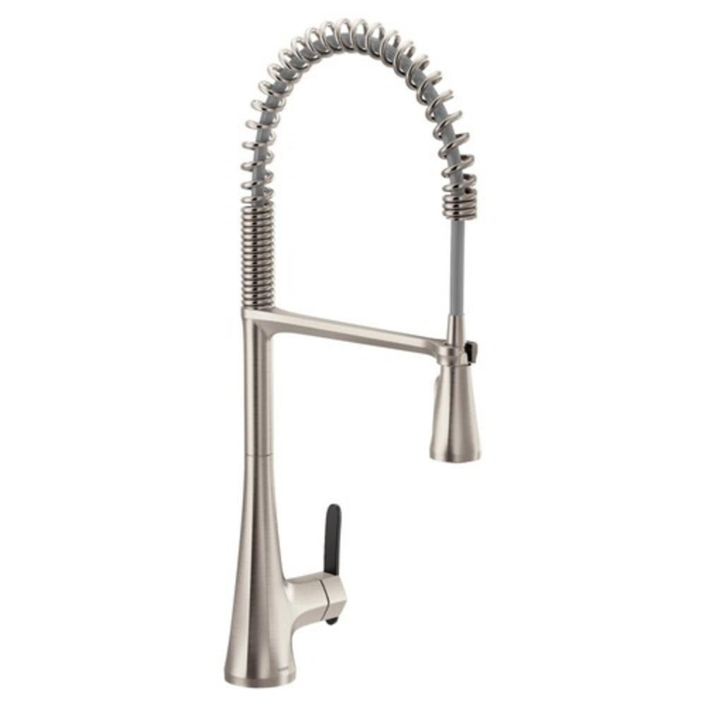 Moen Spot Resist&trade; Stainless Single Handle Kitchen Faucet 
