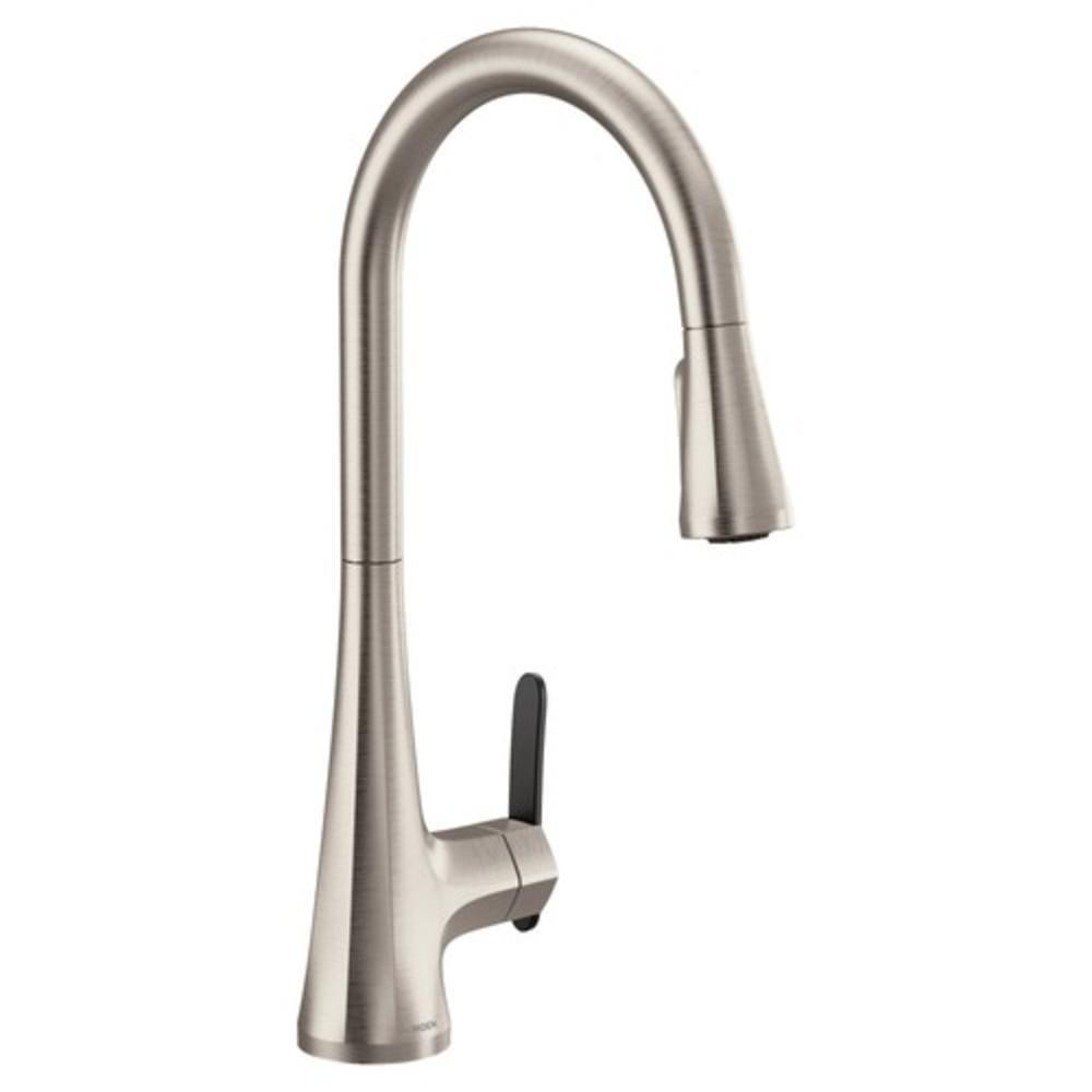 Moen Spot Resist&trade; Stainless Single Handle Pull Down Kitchen Faucet 