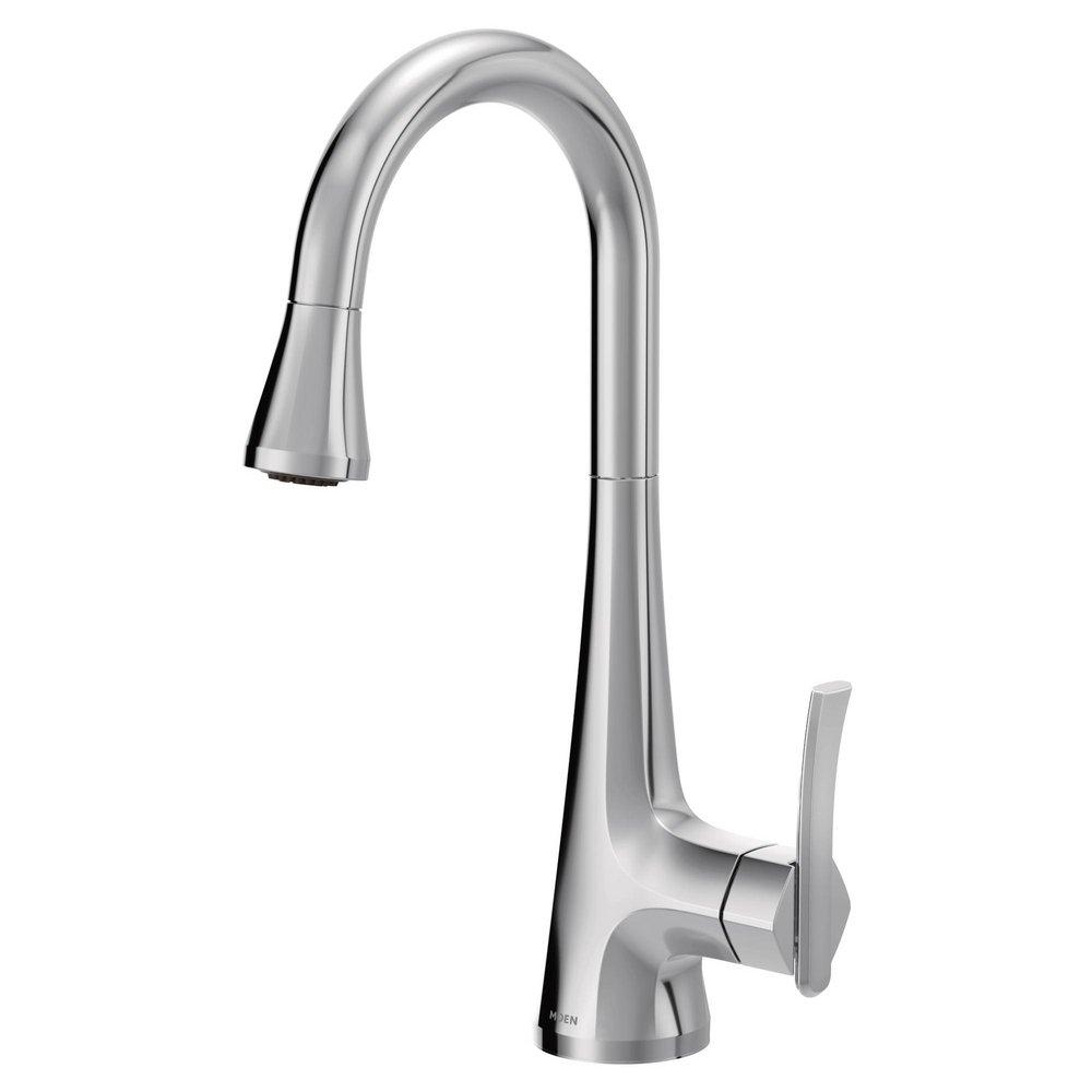 Moen Polished Nickel Single Handle Lever Bar Faucet 