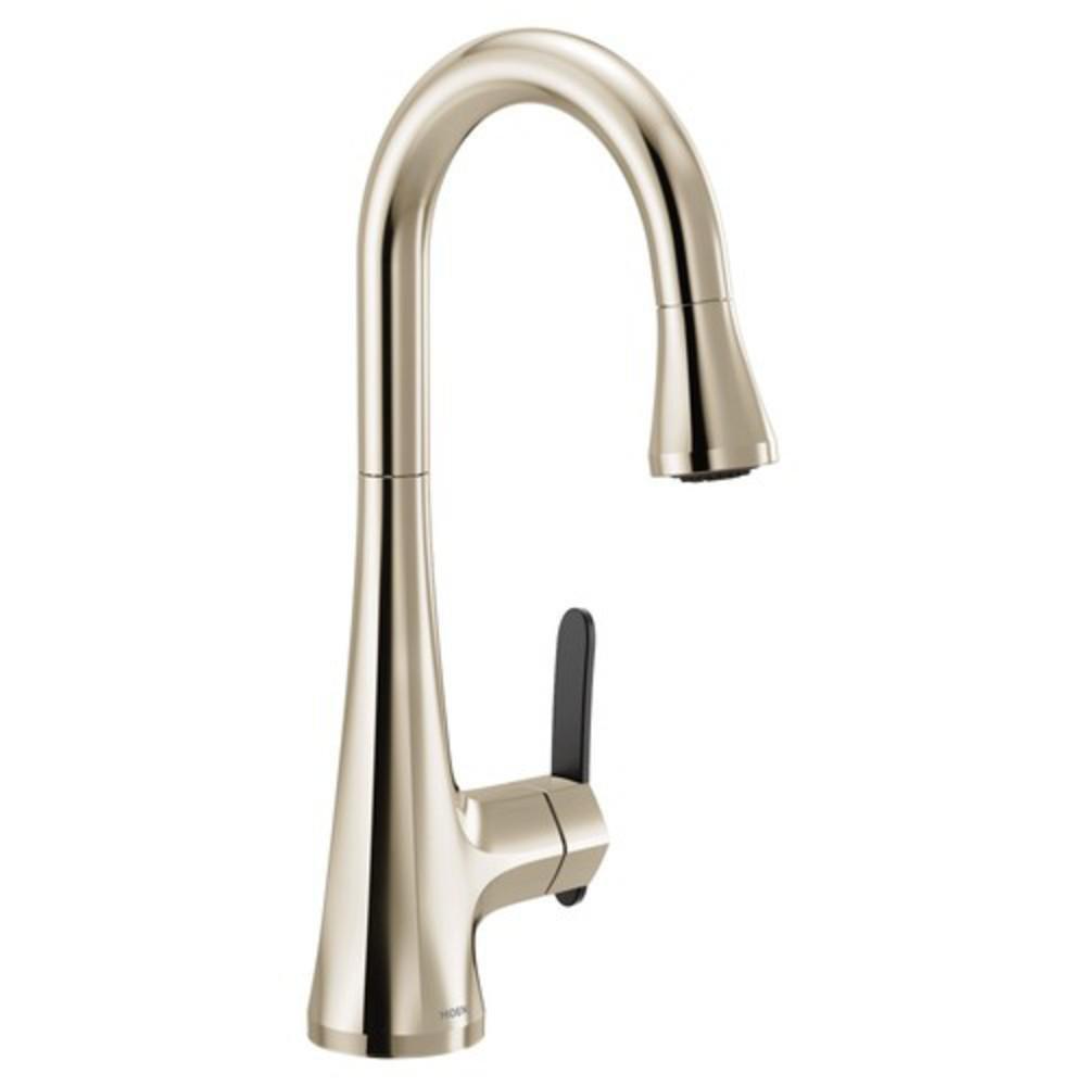 Moen Polished Nickel Single Handle Lever Bar Faucet 