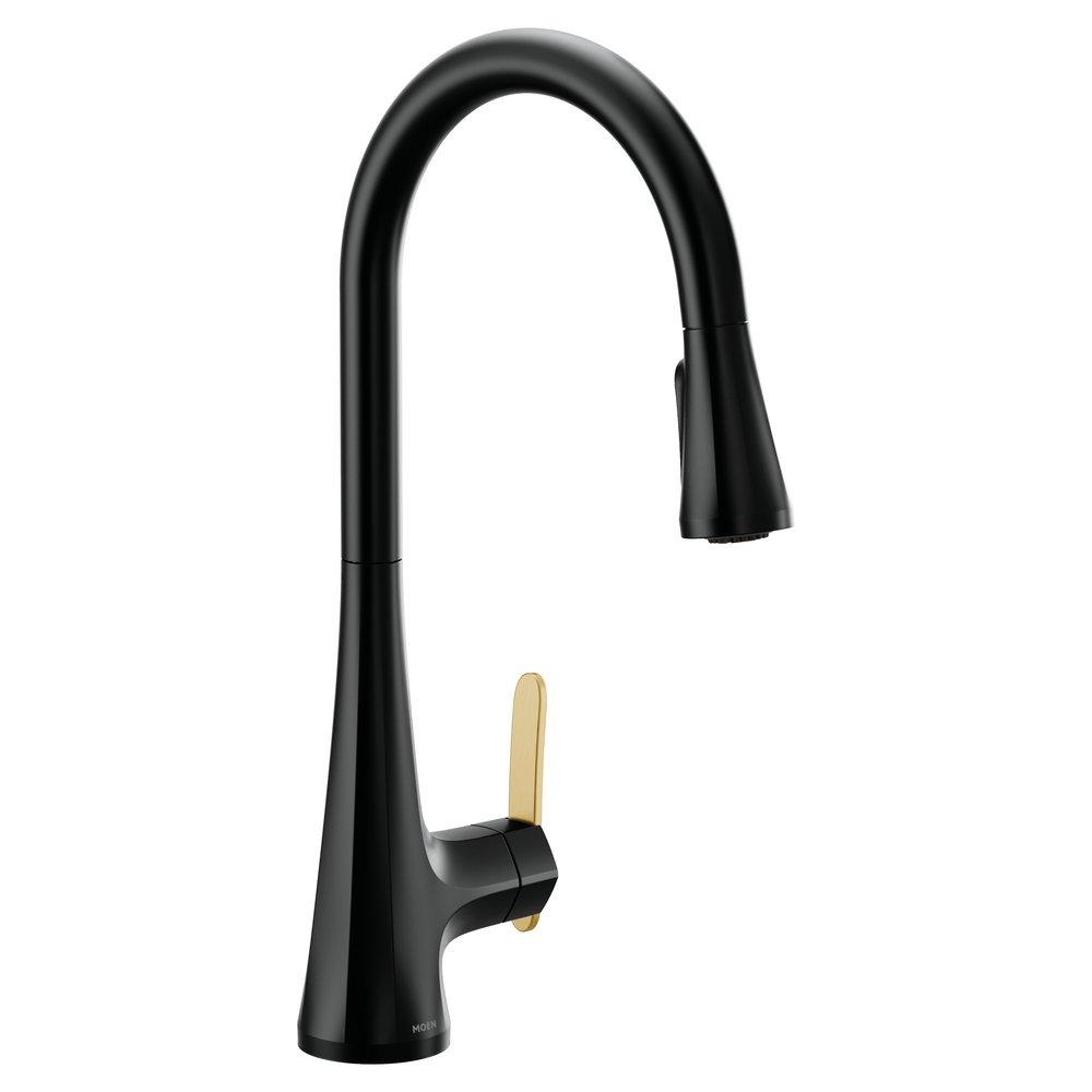 Moen Oil Rubbed Bronze Single Handle Pull Down Kitchen Faucet 