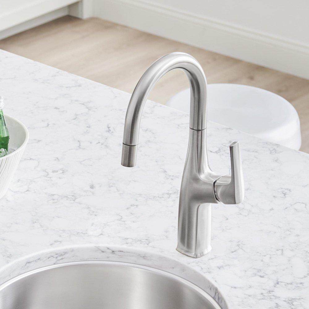 BLANCO PVD Steel Single Handle Lever Bar Faucet 