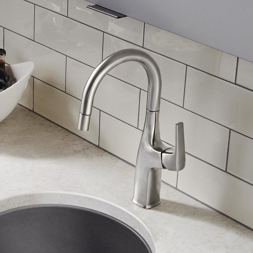 BLANCO PVD Steel Single Handle Lever Bar Faucet 