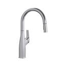Single Handle Pull Down Kitchen Faucet in PVD Steel