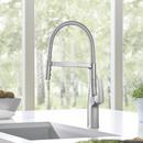 BLANCO PVD Steel Single Handle Pull Out Kitchen Faucet 