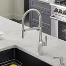 BLANCO PVD Steel Single Handle Pull Out Kitchen Faucet 