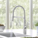 BLANCO PVD Steel Single Handle Pull Out Kitchen Faucet 