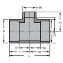 Spears&reg; Manufacturing Company Grey Socket Schedule 80 CPVC TEE 