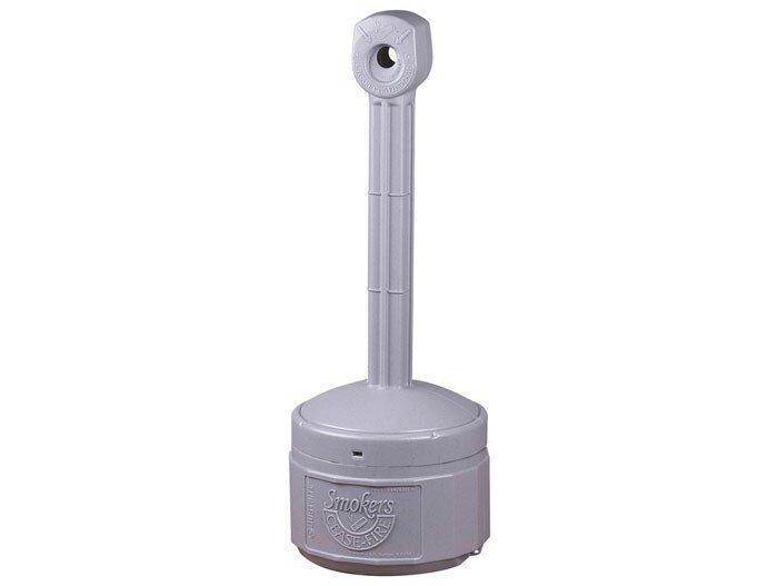 Justrite Pewter Grey Personal Smoker Cigarette Butt Receptacle 