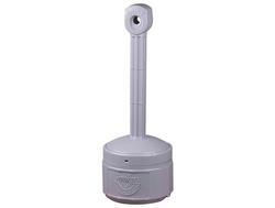 Personal Smoker Cigarette Butt Receptacle in Pewter Grey
