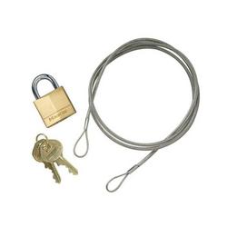 Anchoring Cable Kit with Padlock for Elite&trade; Smoker&rsquo;s Cease-Fire&reg; Cigarette Butt Receptacle