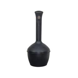 Cigarette Smoker Butt Receptacle in Deco Black