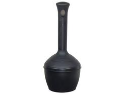 Cigarette Smoker Butt Receptacle in Deco Black