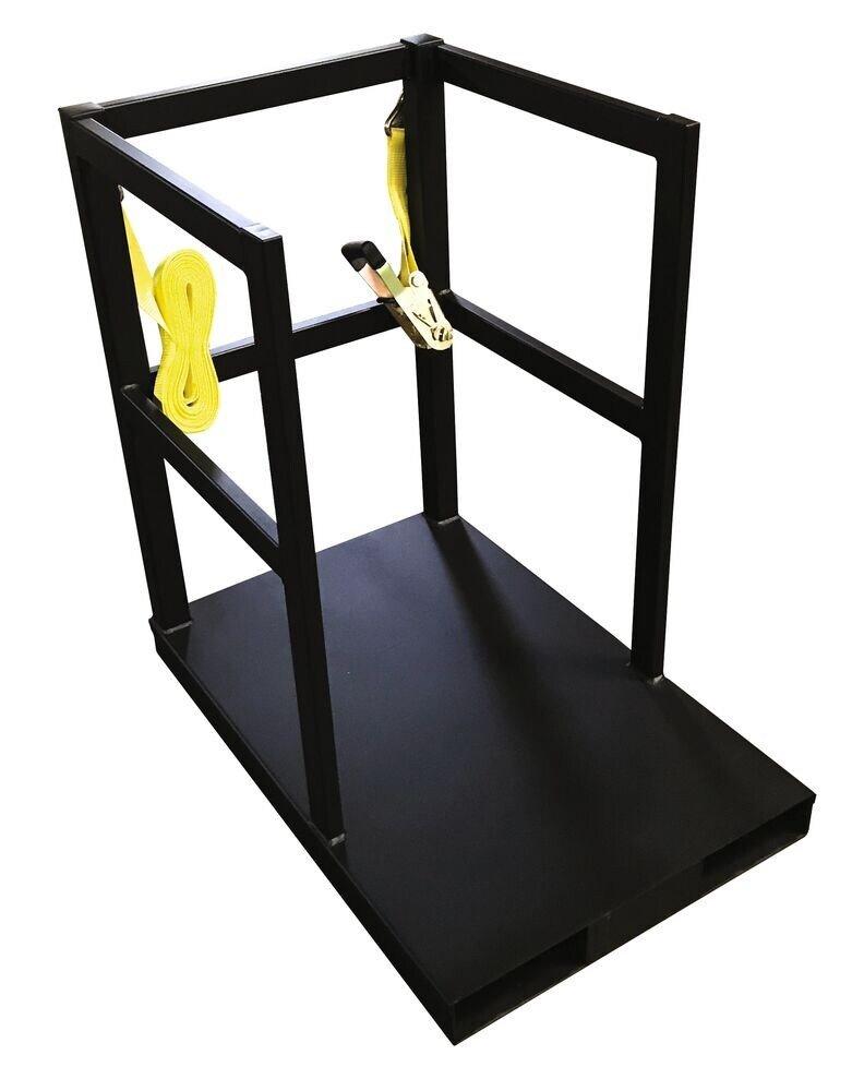 Steel End Loaded (6) Gas Cylinder Forklift Pallet - 2400lb Capacity 