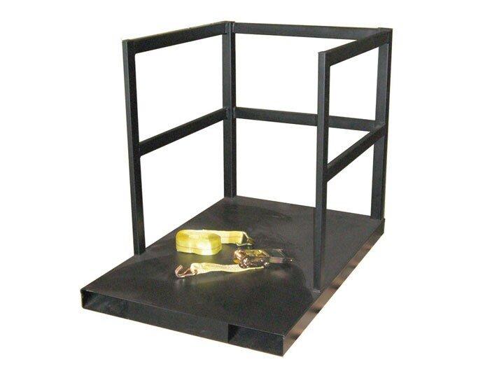 Steel End Loaded (14) Gas Cylinder Forklift Pallet - 3600lb Capacity 