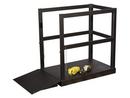 Steel End Loaded (6) Gas Cylinder Forklift Pallet with Ramp - 2400lb Capacity 