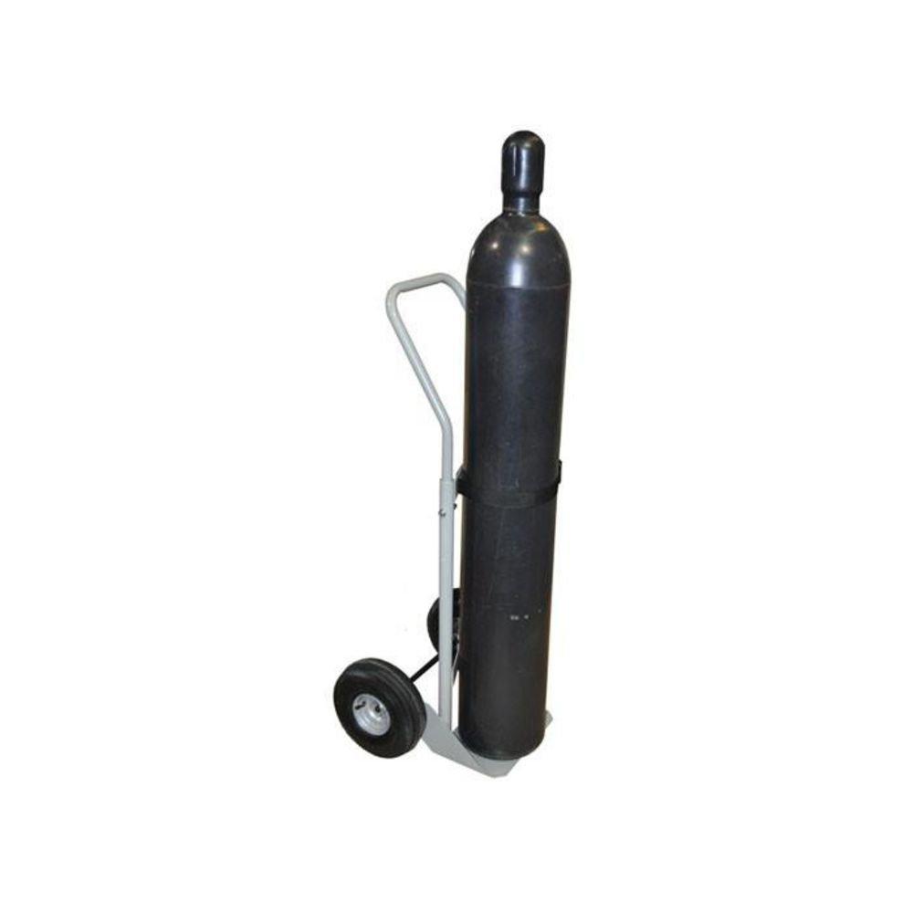 Steel 21"W Single Cylinder Hand Truck with 10.5" Pneumatic Wheels 