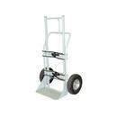 Steel 36" Wide 1000lb Capacity Single 9-18" Cylinder Hand Truck with 16" Pneumatic Wheels 