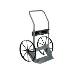 Double Cylinder 32"W 600lb Capacity Hand Truck with 20" Steel Wheels
