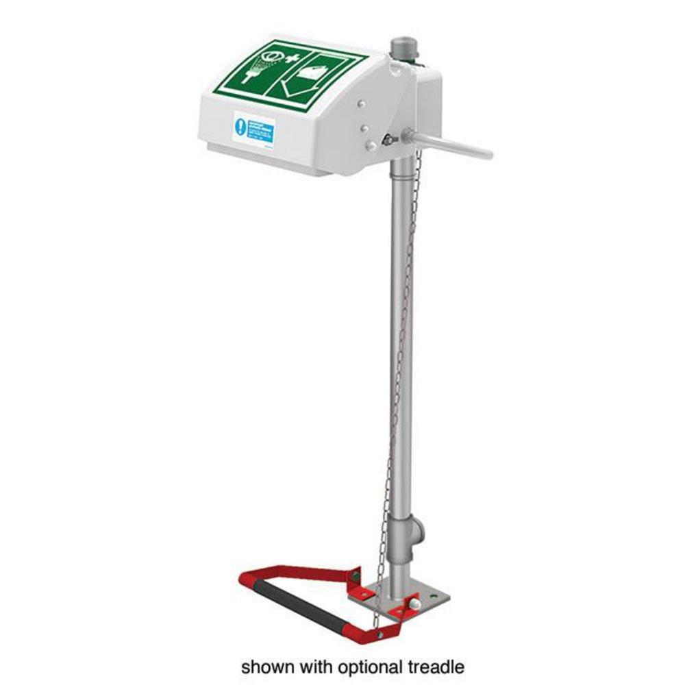 Eye/Face Wash, Pedestal Mount, Closed ABS Bowl (Hughes) 
