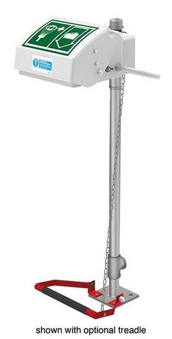 Eye/Face Wash, Pedestal Mount, Closed ABS Bowl (Hughes)