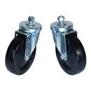 Replacement Set of (2) 5" Swivel Casters for Gas Cylinder Hand Trucks 