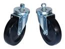 Replacement Set of (2) 5" Swivel Casters for Gas Cylinder Hand Trucks 