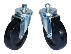 Replacement Set of (2) 5" Swivel Casters for Gas Cylinder Hand Trucks