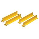 Yellow Set of (4) 14" Steel Shelf Dividers for 14" Deep Justrite Cabinets 