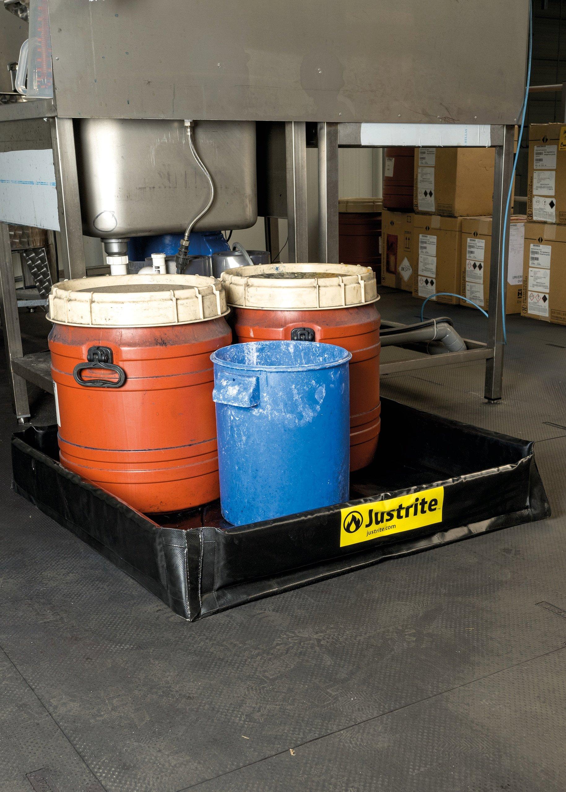 3 ft. Wide Mini-Berm Flexible Spill Tray 