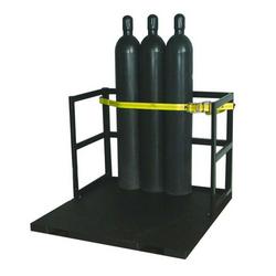 Steel End Loaded (21) Gas Cylinder Forklift Pallet - 6000lb Capacity