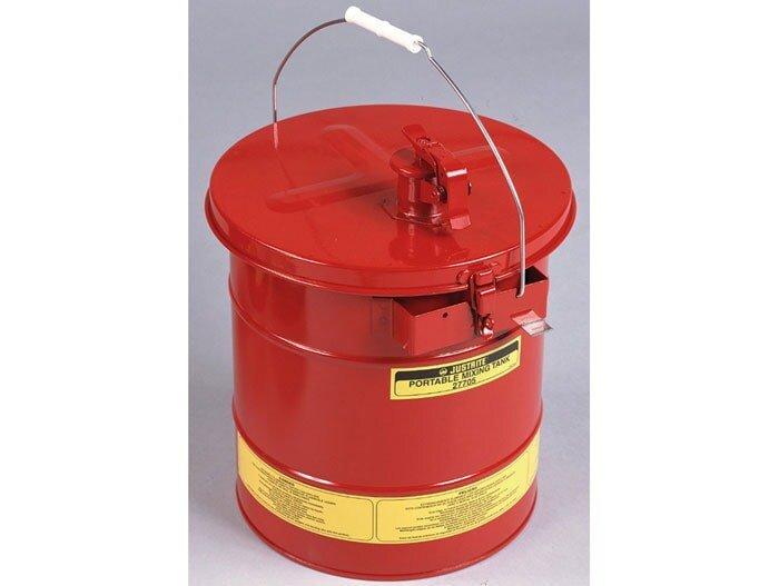 Portable Mixing Tank, 5 Gallon, with Removable Basket 