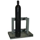 Low Profile Steel (4) Cylinder Individually Secured Gas Cylinder Forklift Pallet - 1200lb Capacity 
