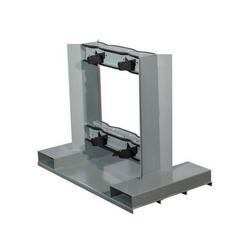 Low Profile Steel (4) Cylinder Individually Secured Gas Cylinder Forklift Pallet - 1200lb Capacity
