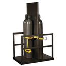 Steel (12) Gas Cylinder Forklift Pallet w/ Firewall - 4000lb Capacity 